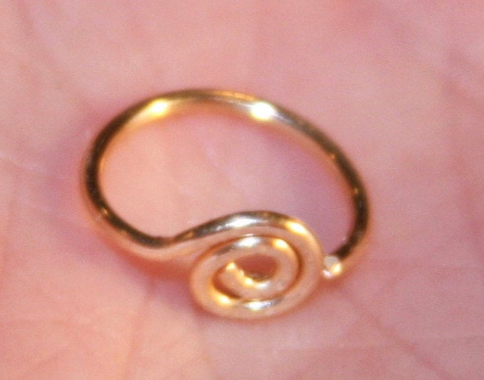 Swirl Nose Ring